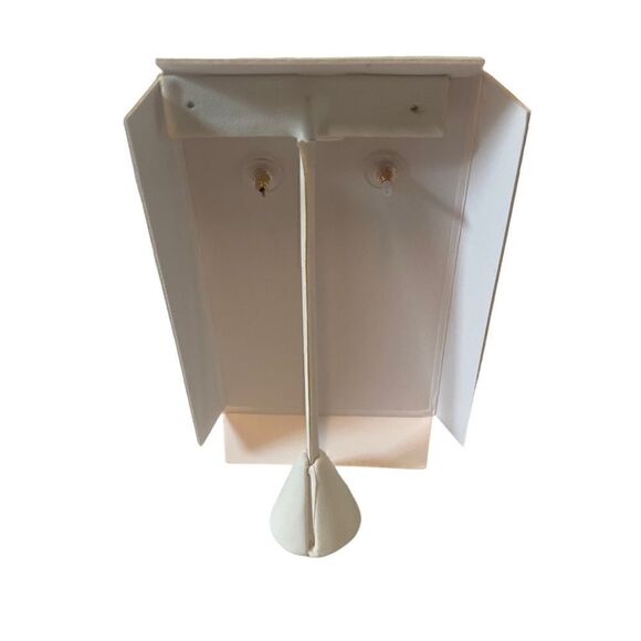 Piper.k Hot Pink Seed Bead Open Heart Drop Earrings. - Picture 5 of 6